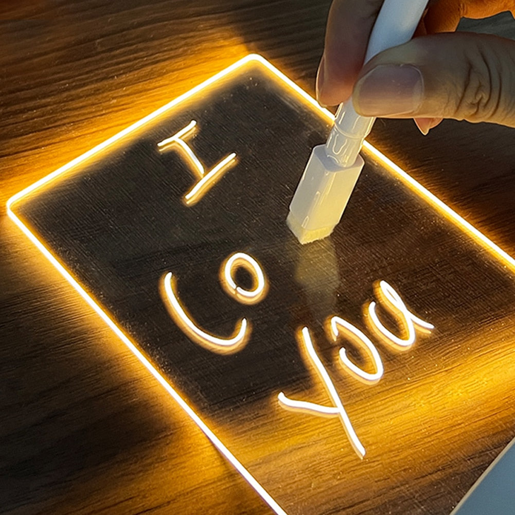 LED USB Message Board Night Light